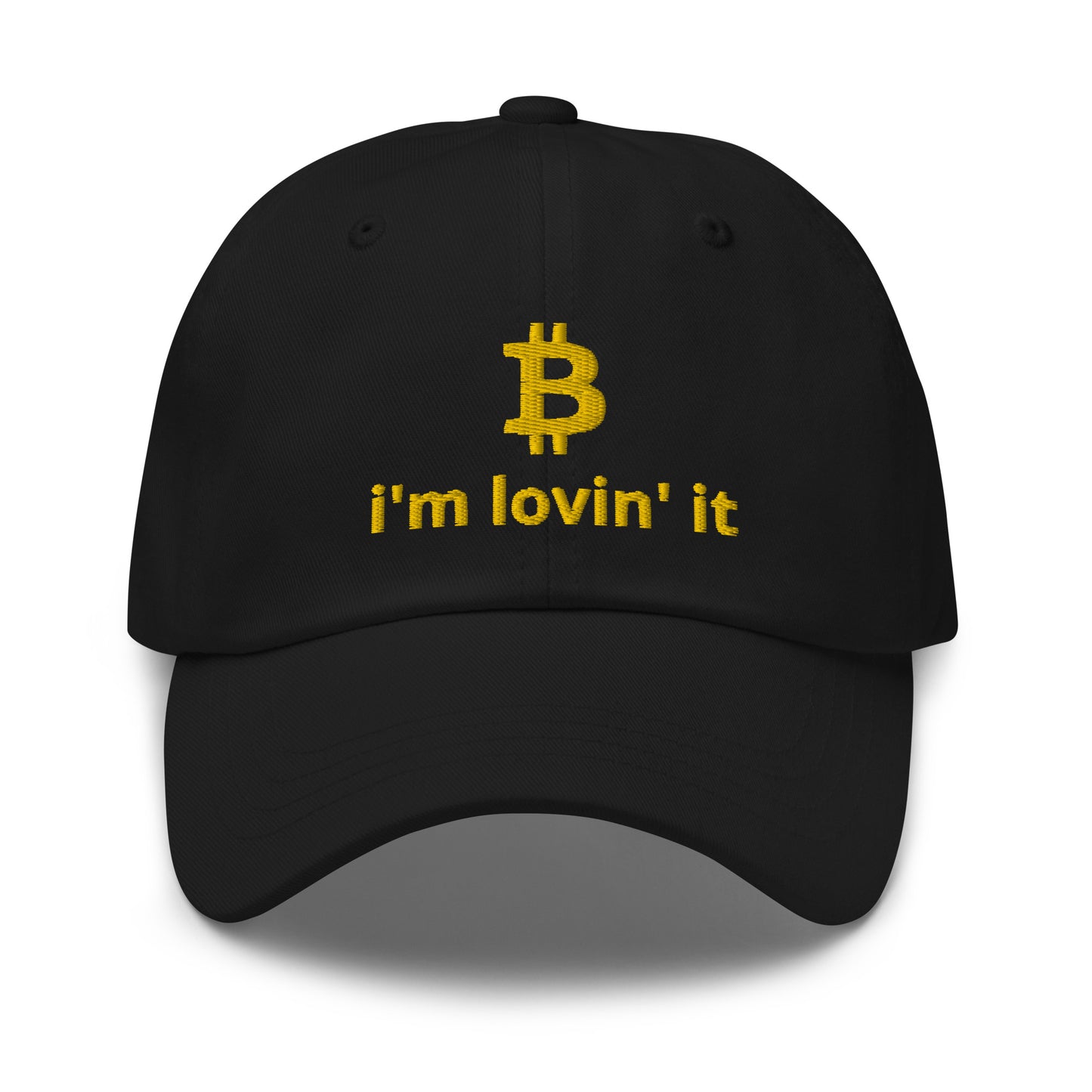 BITCOIN I'M LOVIN' IT Comfort Basecap