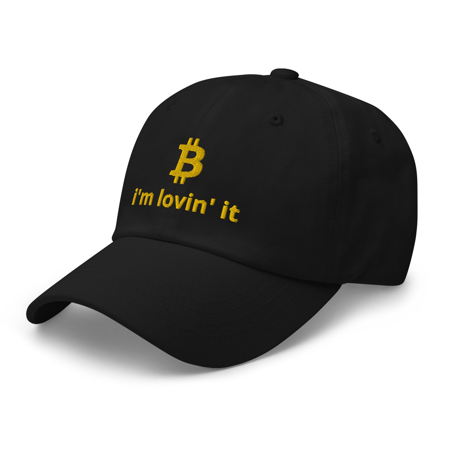 BITCOIN I'M LOVIN' IT Comfort Basecap