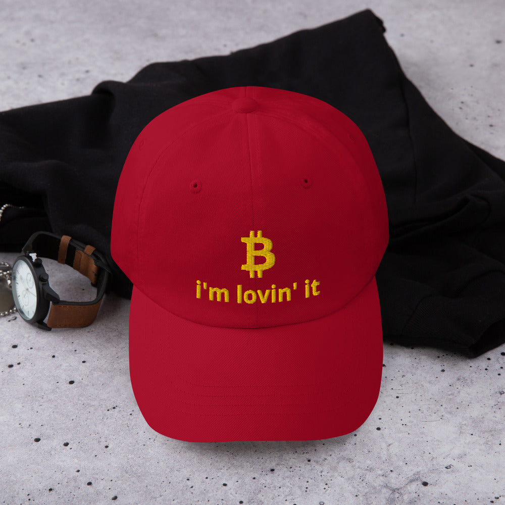 BITCOIN I'M LOVIN' IT Comfort Basecap