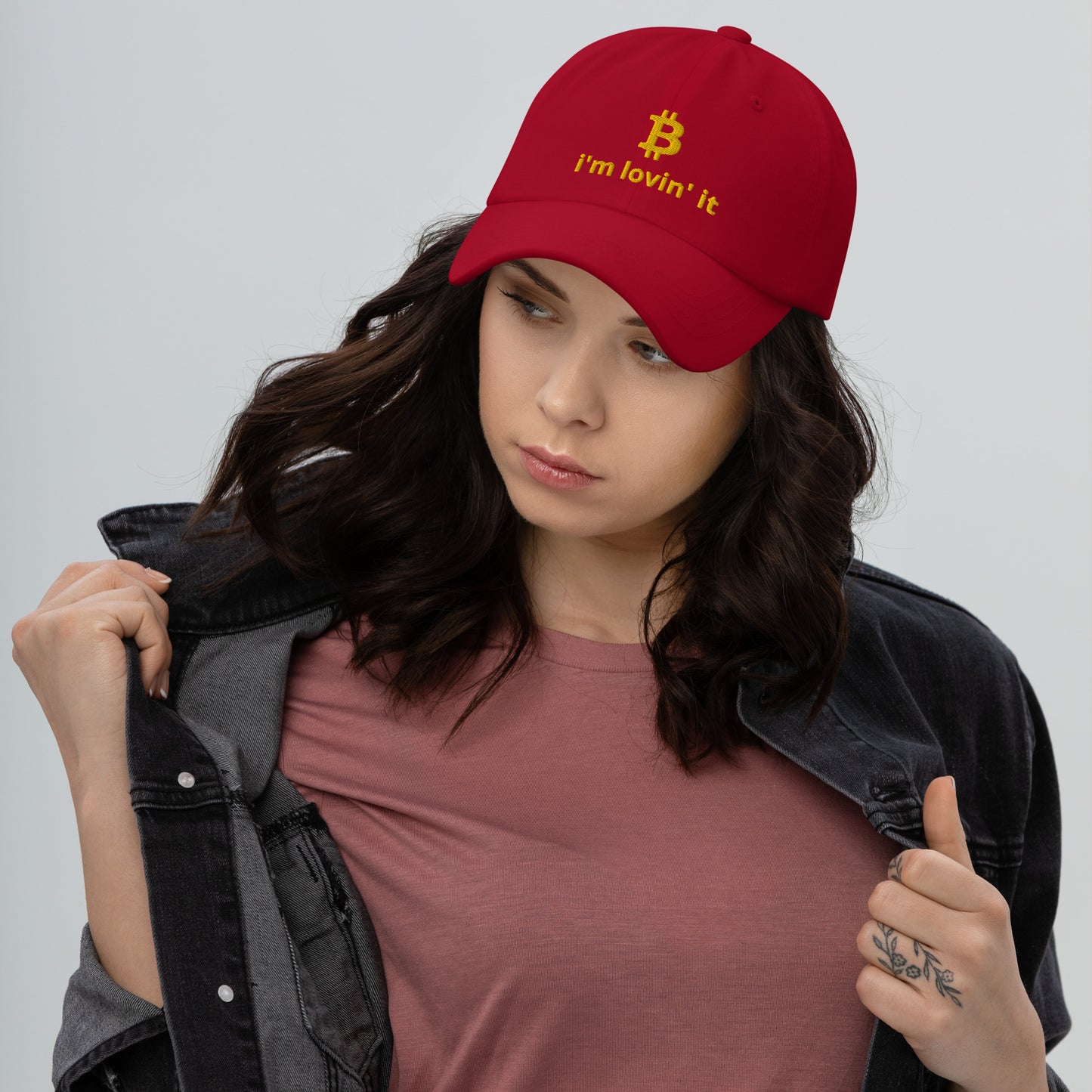 BITCOIN I'M LOVIN' IT Comfort Basecap