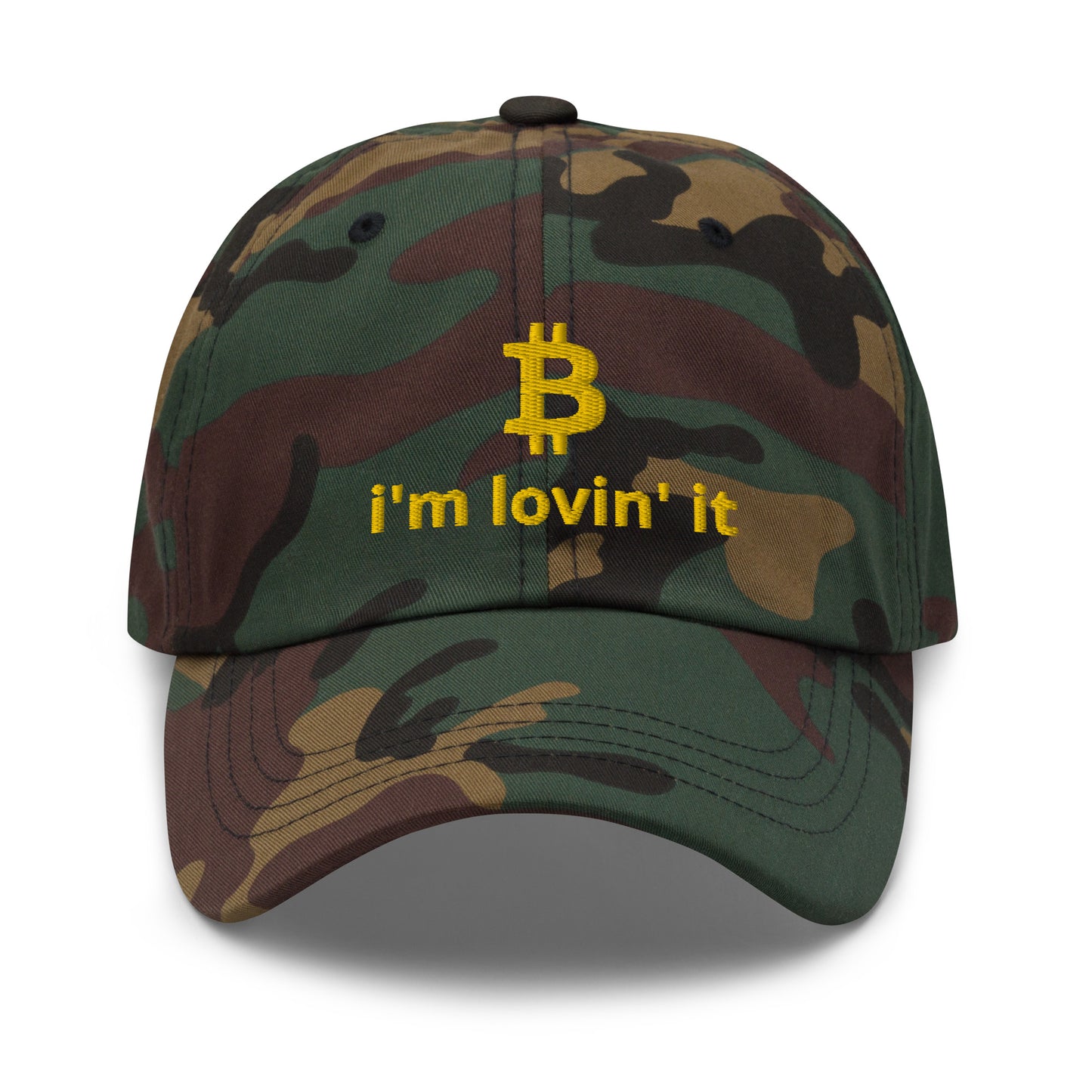 BITCOIN I'M LOVIN' IT Comfort Basecap