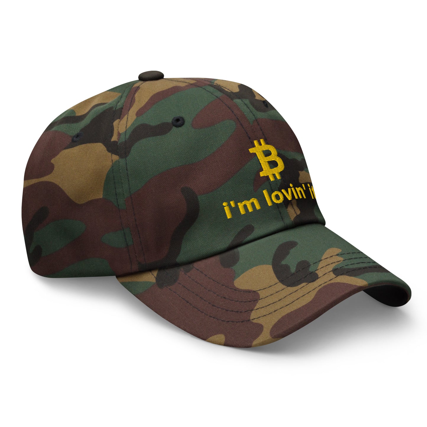 BITCOIN I'M LOVIN' IT Comfort Basecap