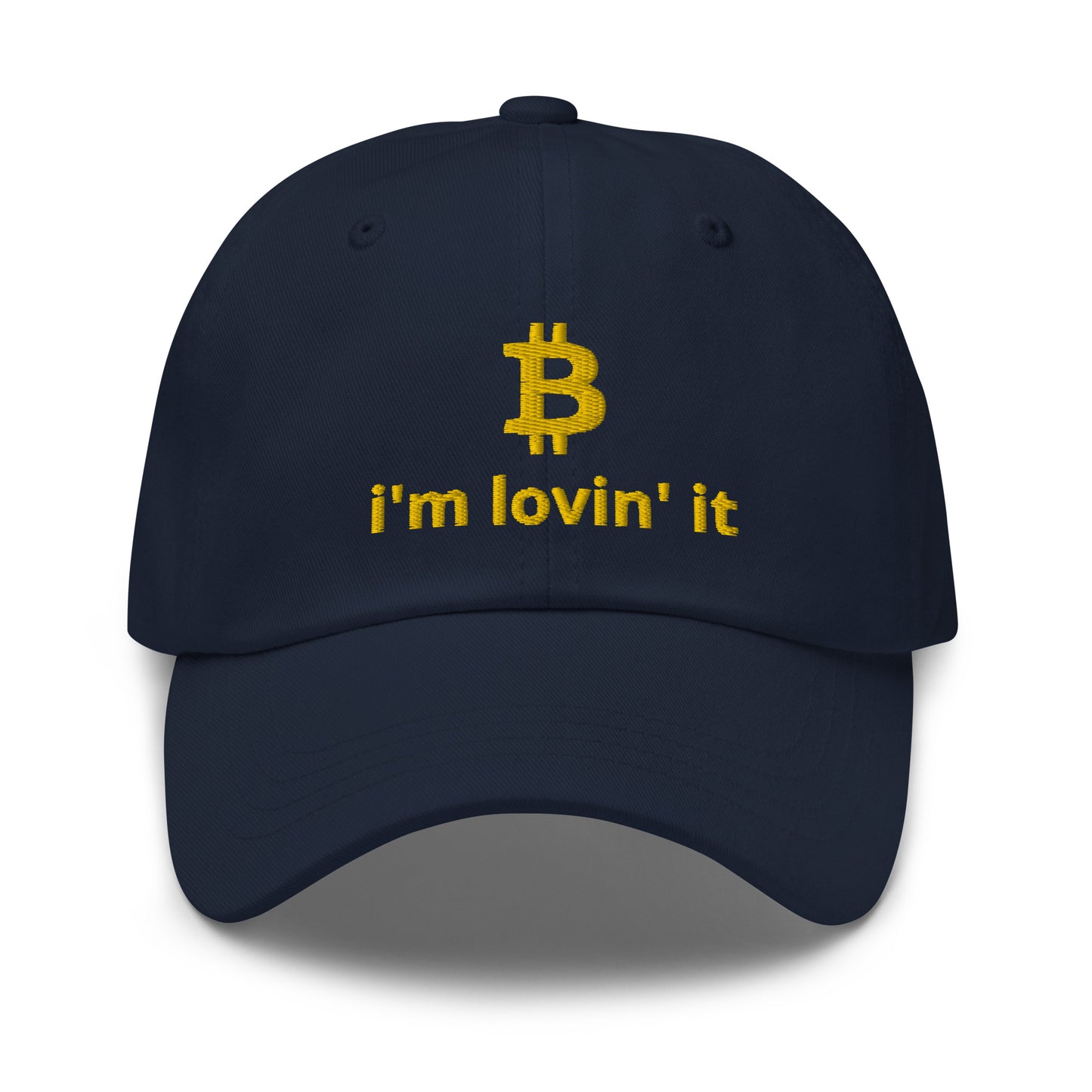 BITCOIN I'M LOVIN' IT Comfort Basecap