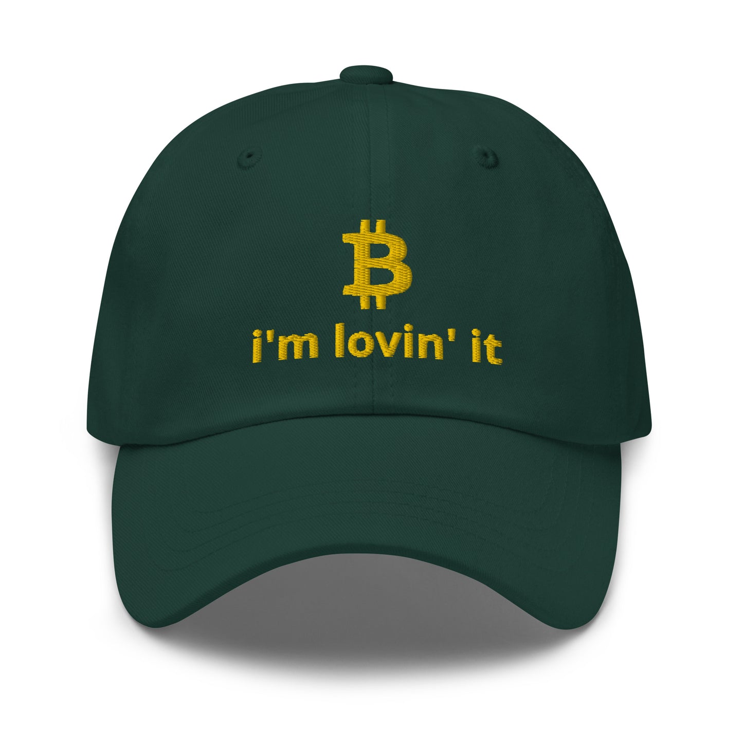 BITCOIN I'M LOVIN' IT Comfort Basecap