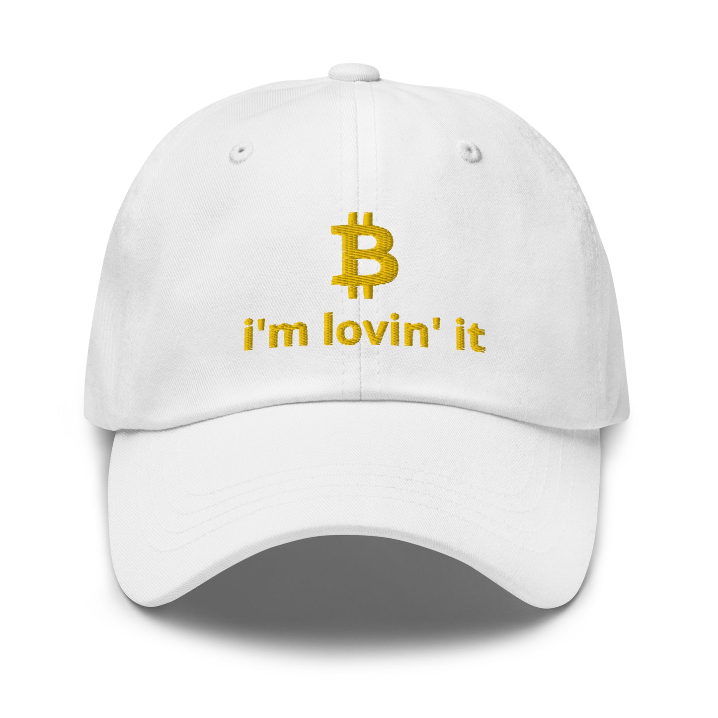 BITCOIN I'M LOVIN' IT Comfort Basecap