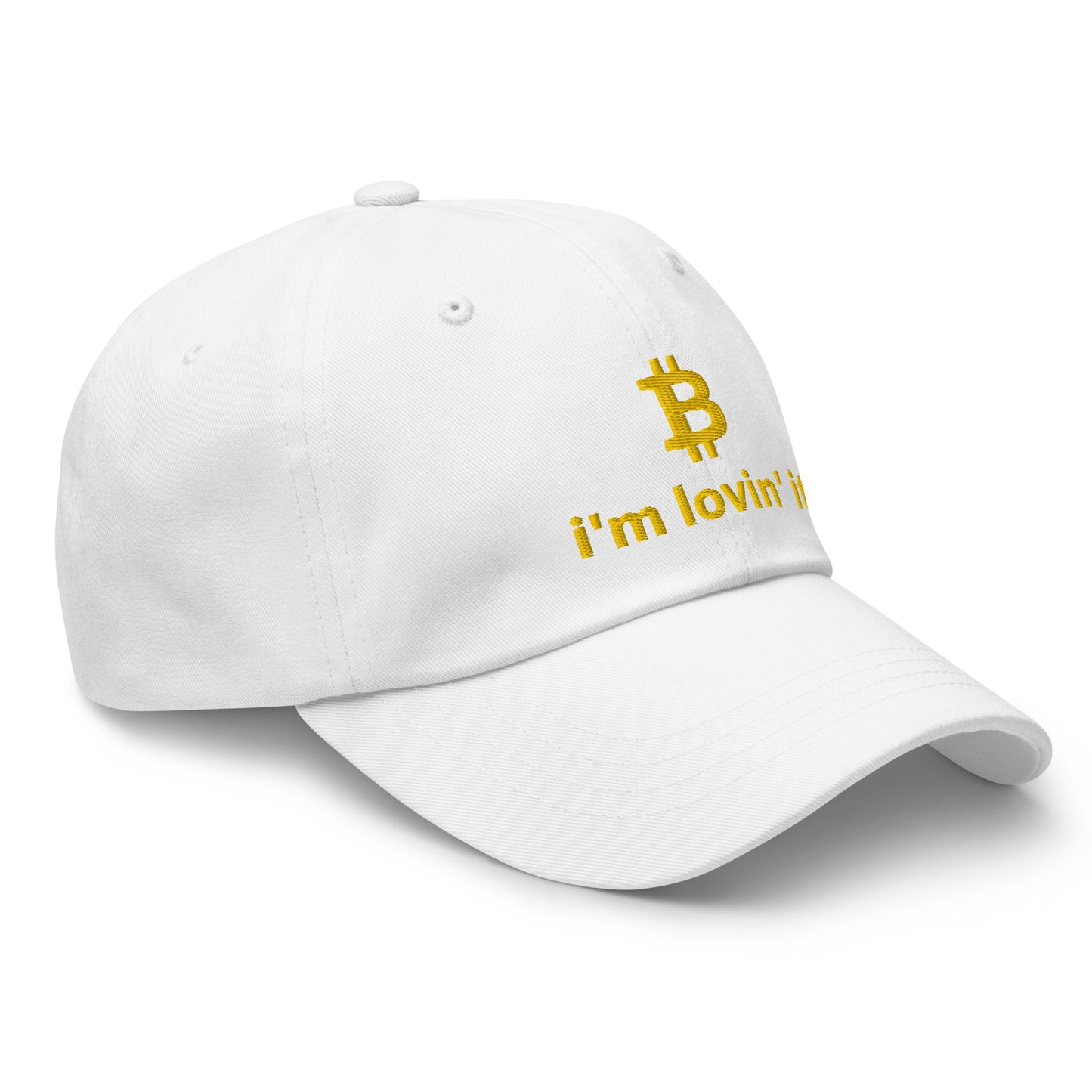 BITCOIN I'M LOVIN' IT Comfort Basecap