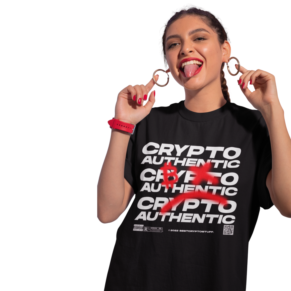 CRYPTO AUTHENTIC Oversize T-Shirt