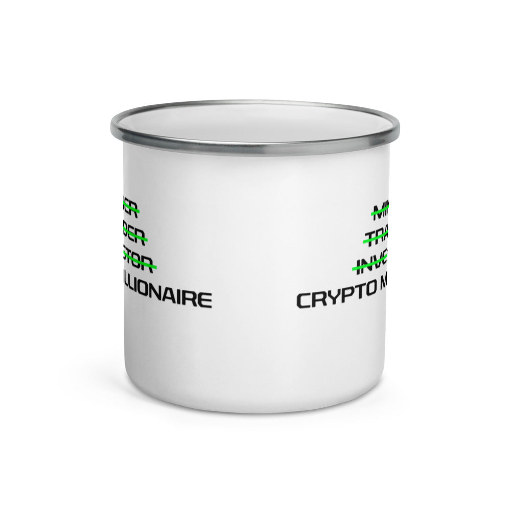 CRYPTO MILLIONAIRE Emailletasse