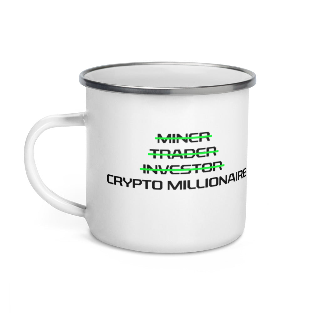 CRYPTO MILLIONAIRE Emailletasse