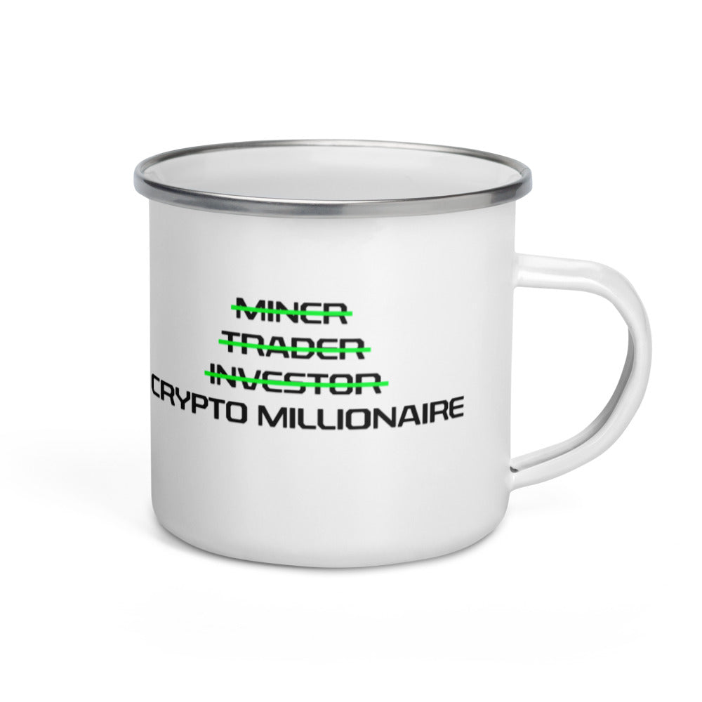 CRYPTO MILLIONAIRE Emailletasse