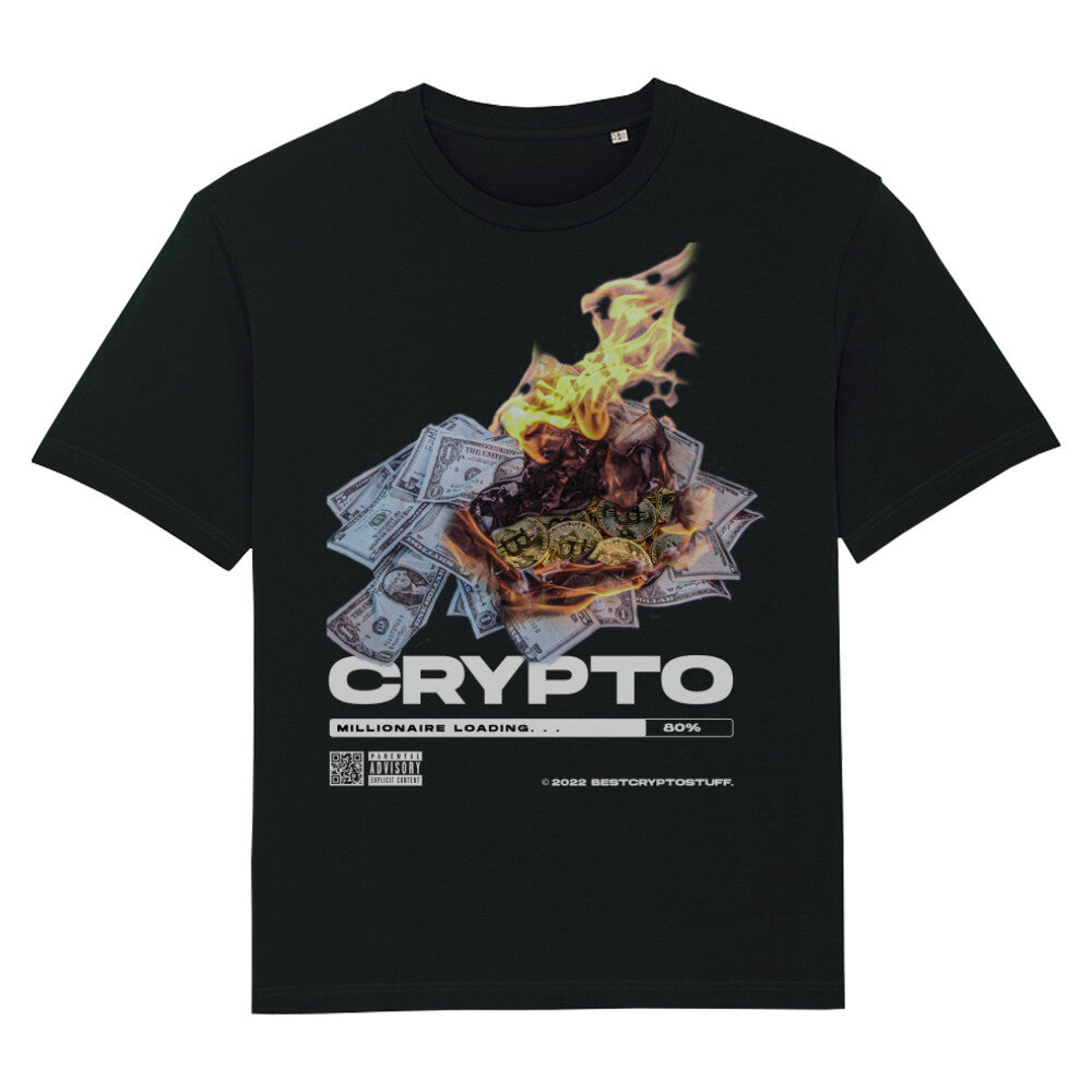CRYPTO MILLIONAIRE LOADING Oversize T-Shirt