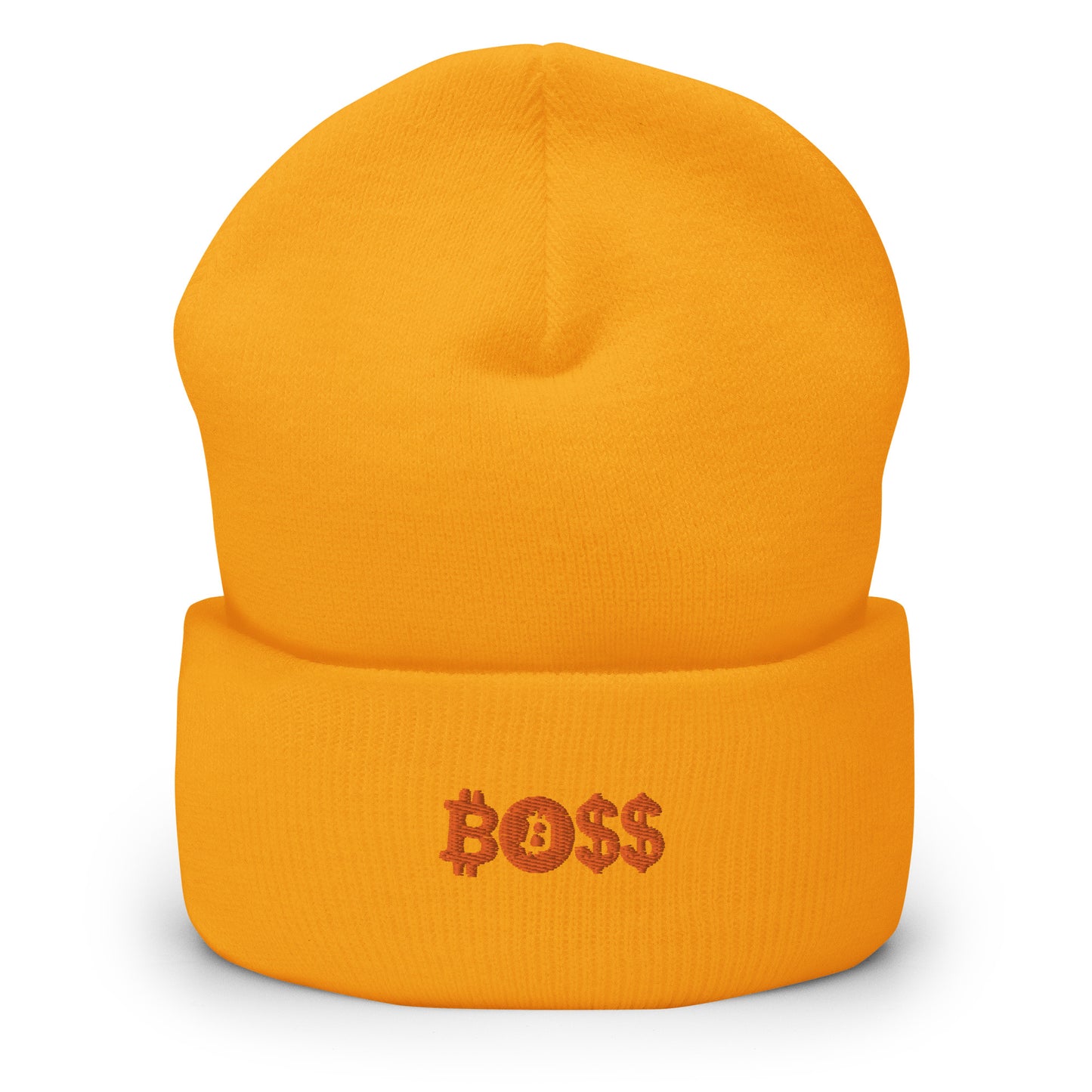 BITCOIN BOSS - Mütze mit Umschlag bestickt