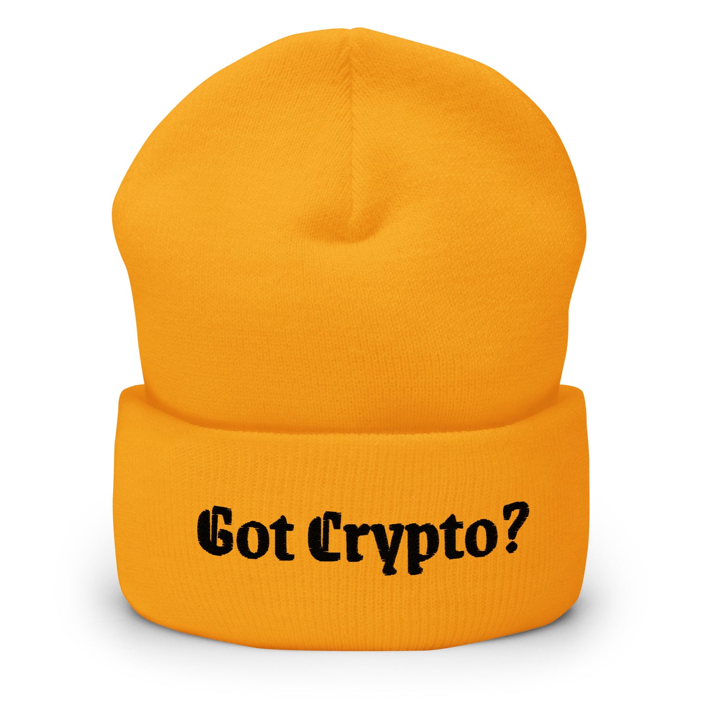 GOT CRYPTO - Mütze mit Umschlag bestickt
