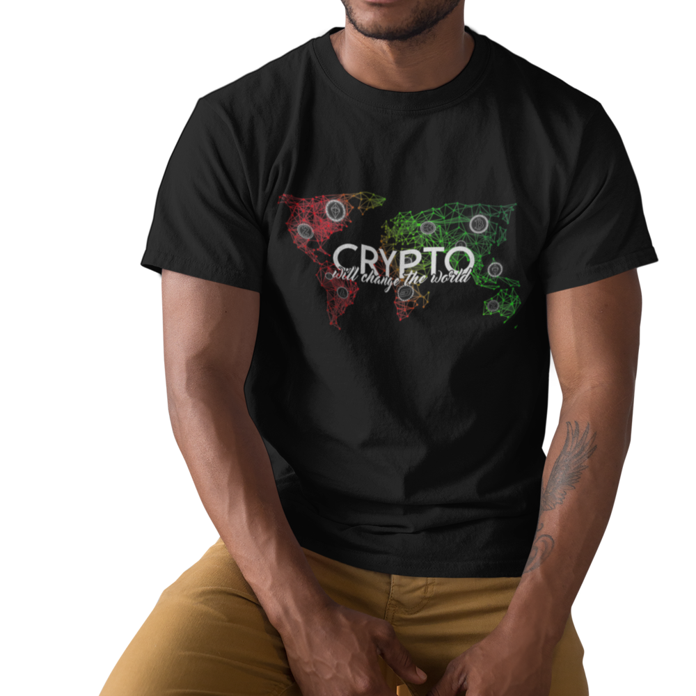 CRYPTO WILL CHANGE THE WORLD Oversize T-Shirt