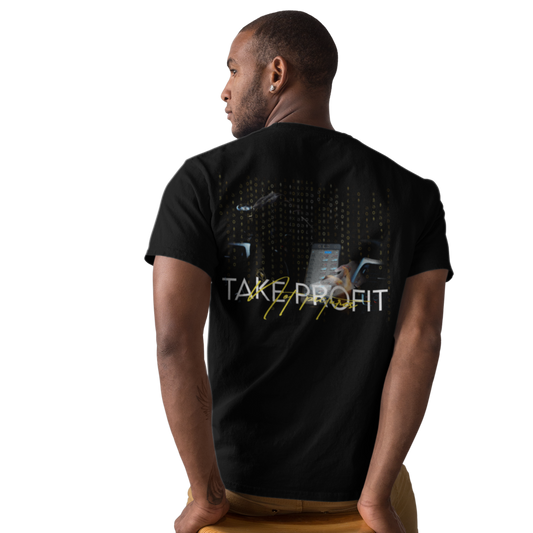 TAKE PROFIT YELLOW Backprint Oversize T-Shirt