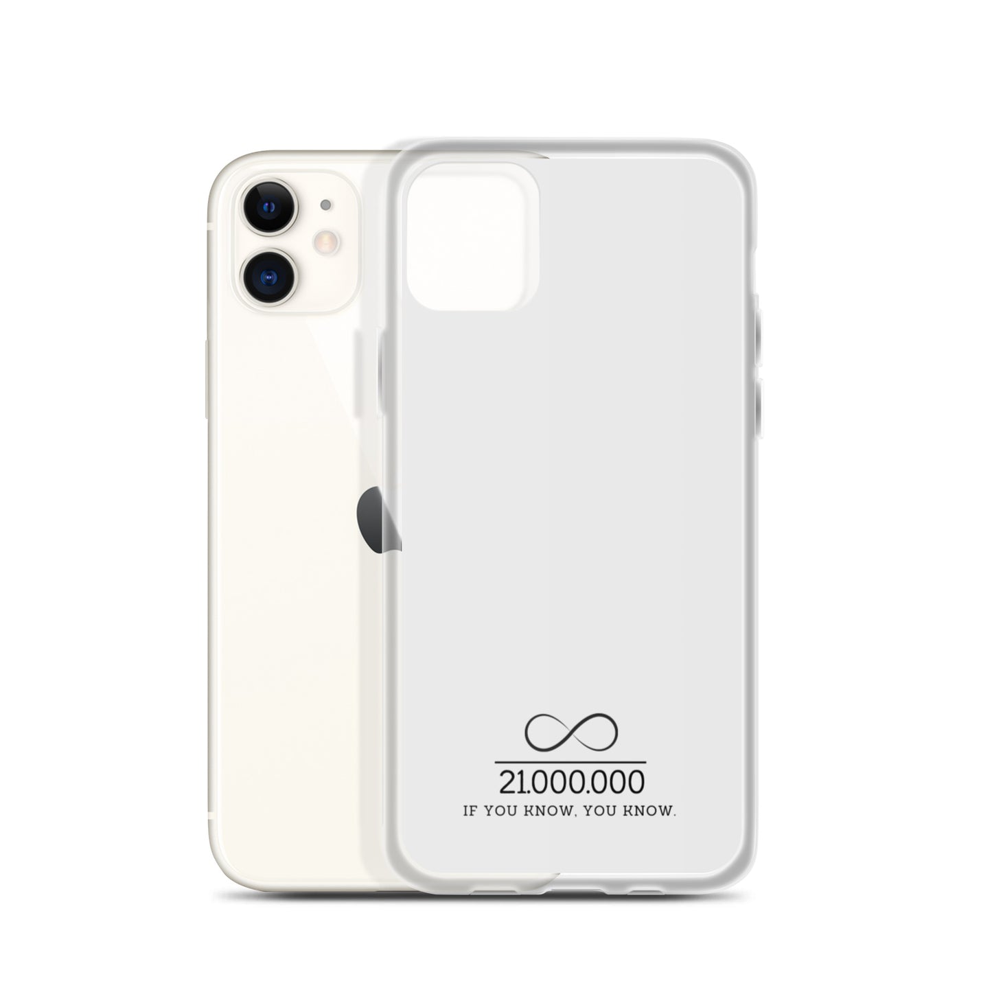 21 MILLION iPhone Case grau