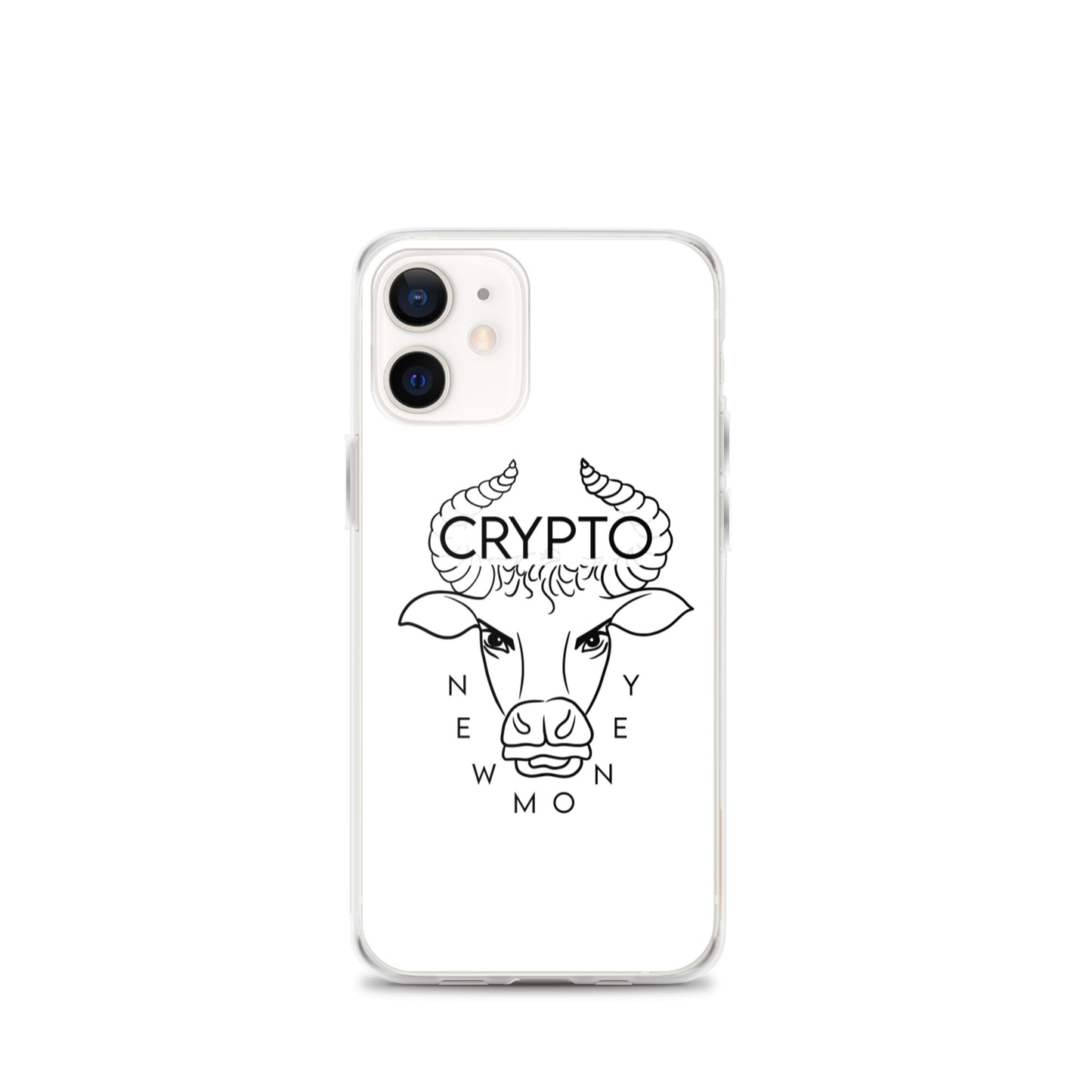 CRYPTO NEW MONEY iPhone Case weiss