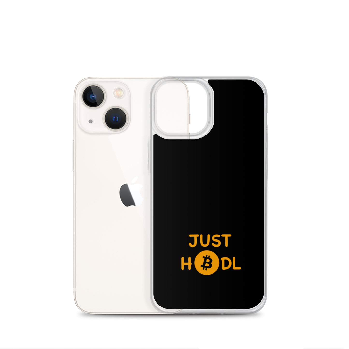 JUST HODL iPhone Case schwarz