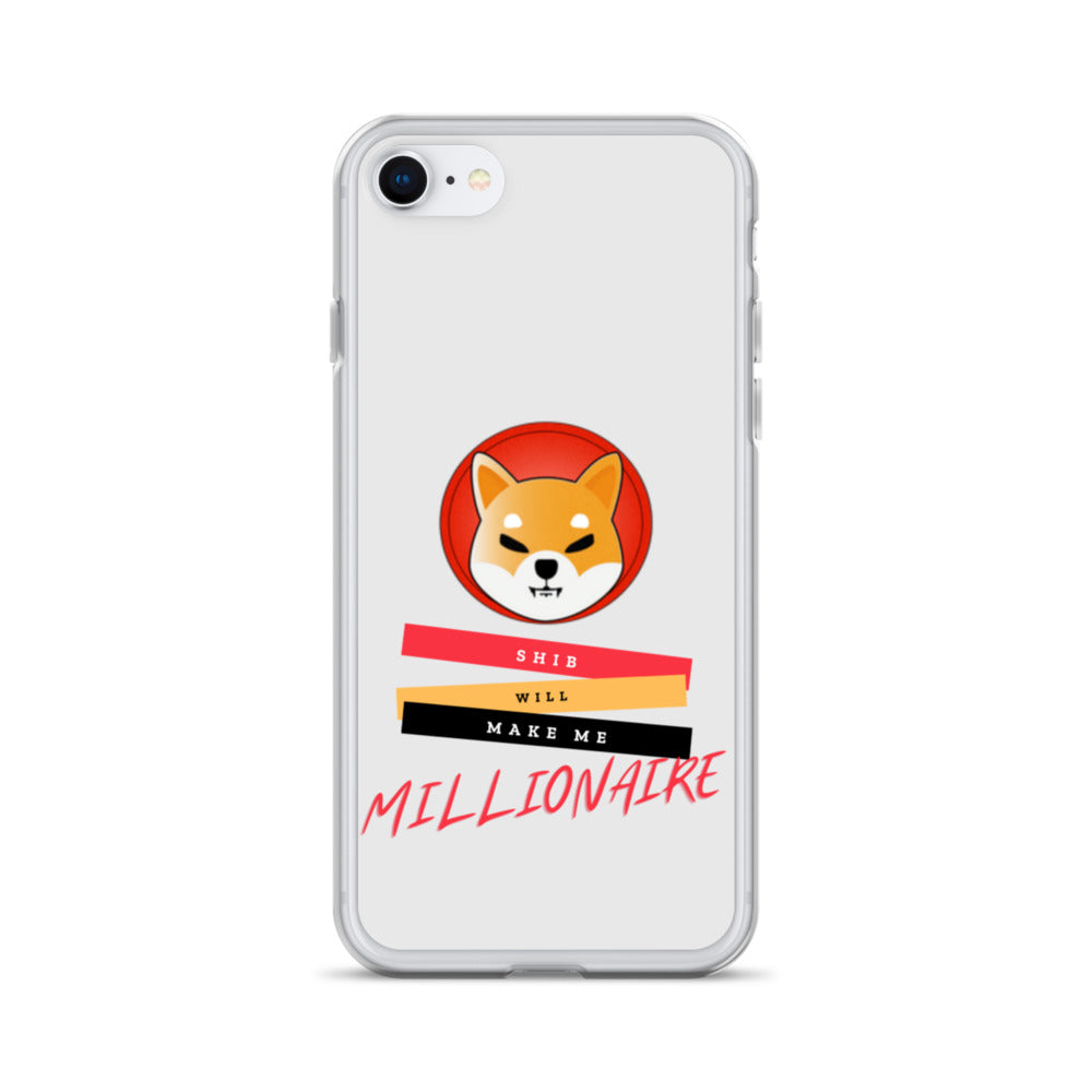 SHIB MILLIONAIRE iPhone Case grau