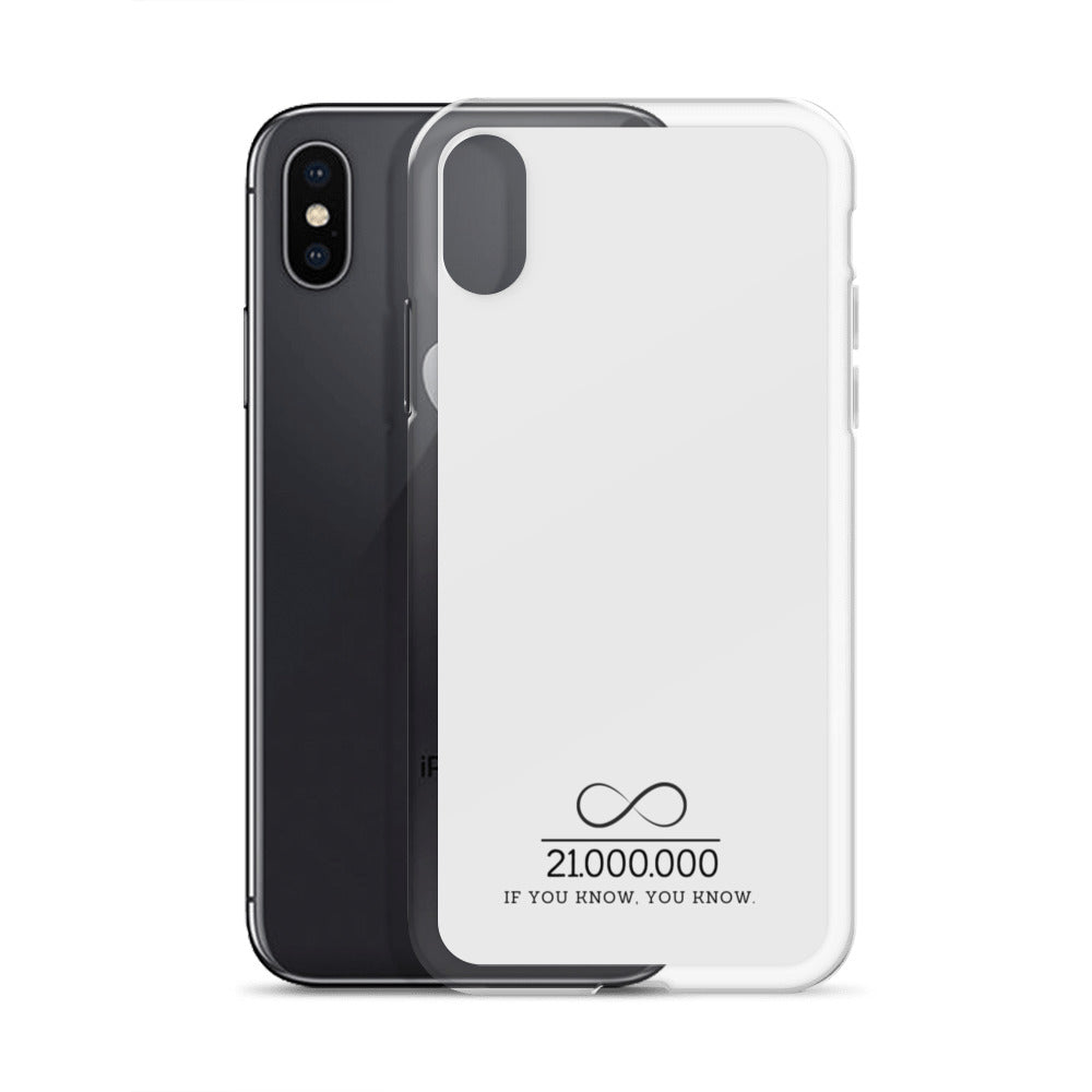 21 MILLION iPhone Case grau