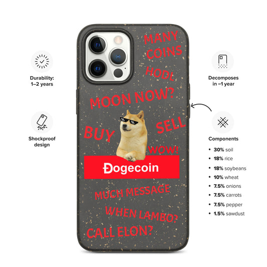 DOGECOIN CALL ELON iPhone Case - biologisch abbaubar