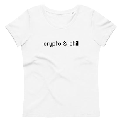 CRYPTO & CHILL T-Shirt für Damen Slim Fit