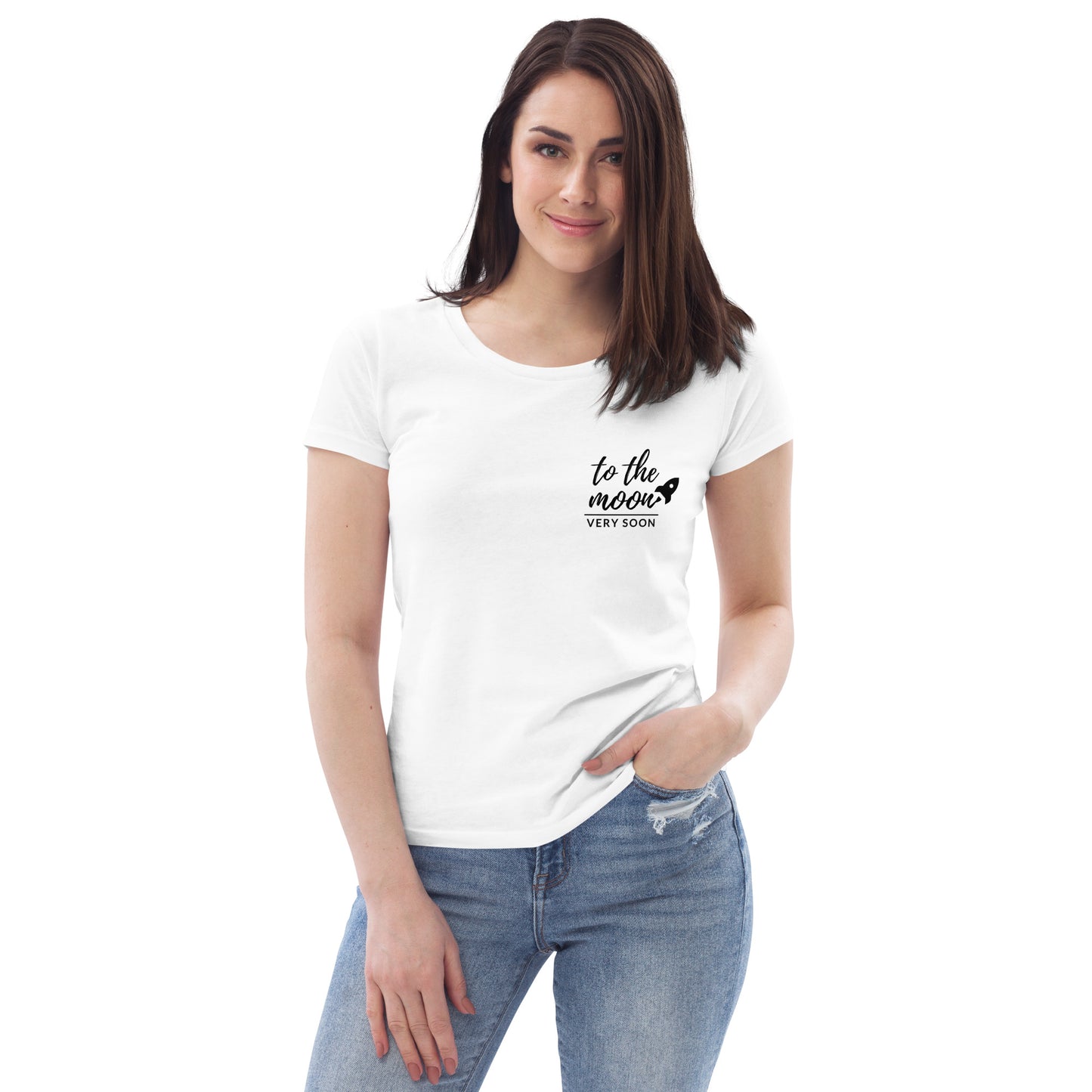 SOON MOON T-Shirt für Damen Slim Fit