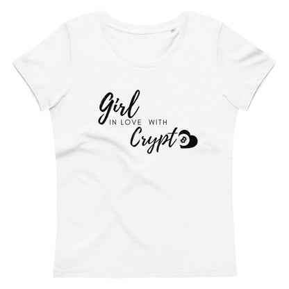 IN LOVE WITH CRYPTO T-Shirt für Damen Slim Fit