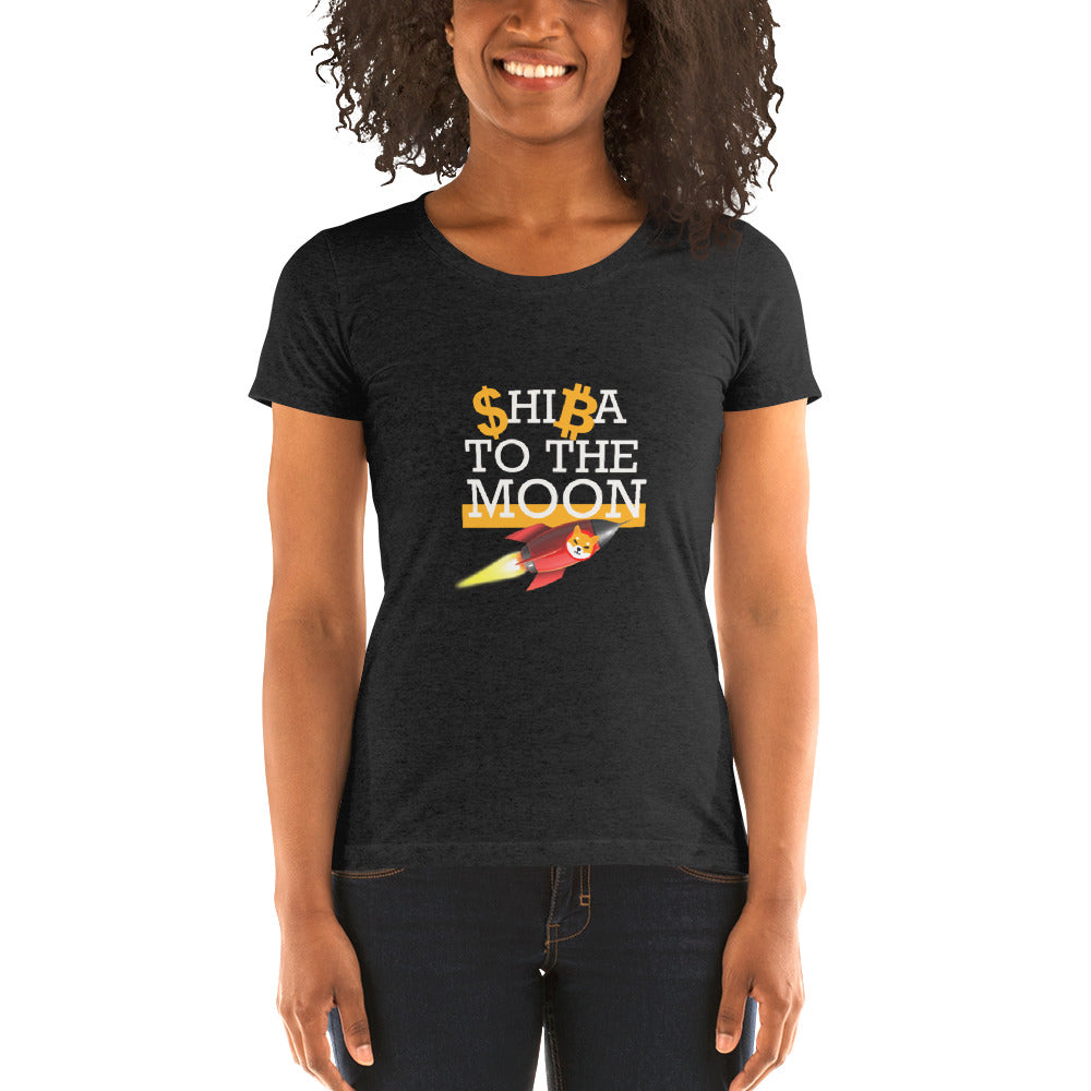 SHIBA TO THE MOON T-Shirt für Damen